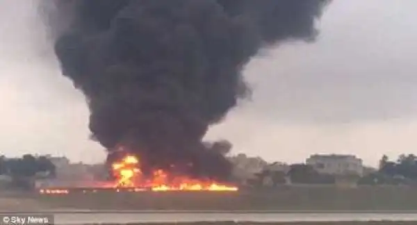 Plane carrying European Union officials crashes in Malta, no surviors.